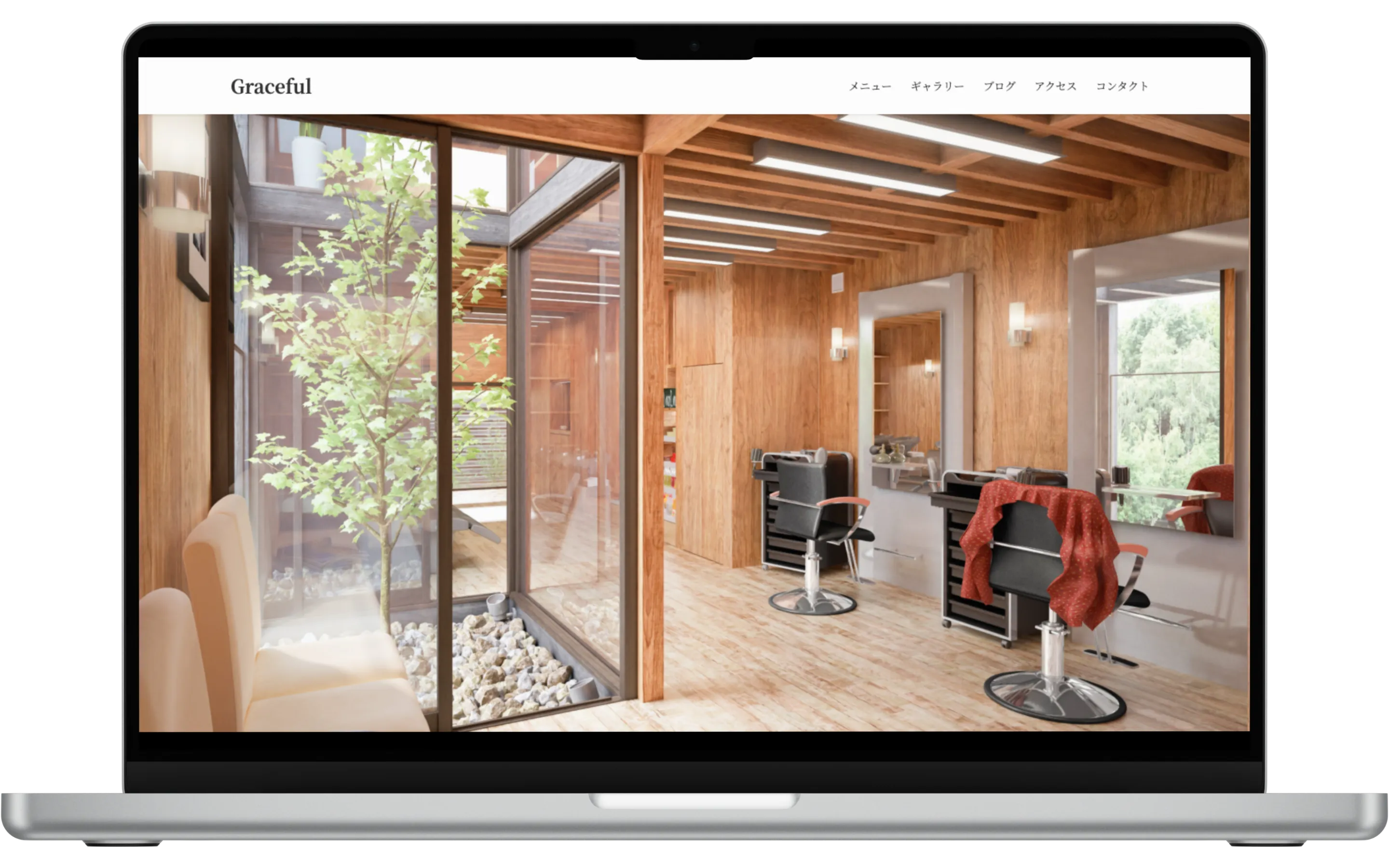 美容室サイト(WordPress)